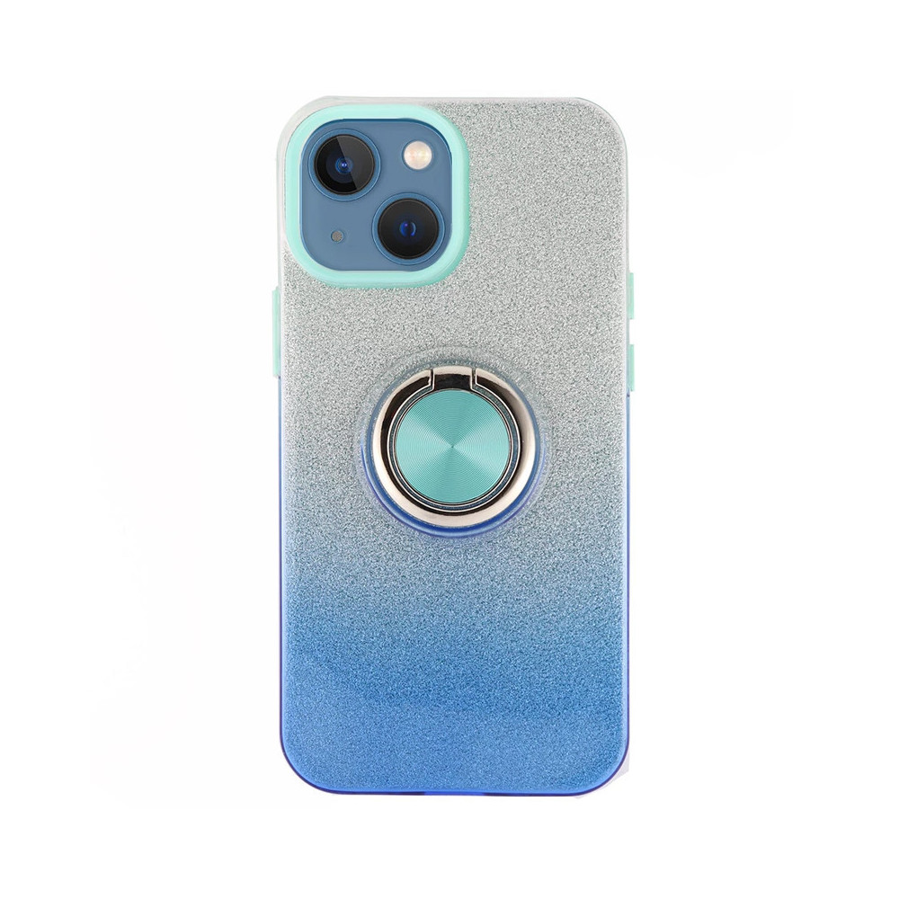 Capa iPhone 13 Brilhantes Anel Azul