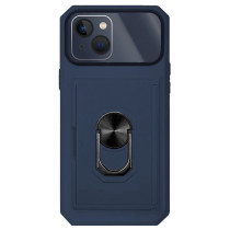 Capa iPhone 13 Armor Cartões Anel Azul