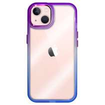 Capa iPhone 13 Frame Degradê Lilás Azul