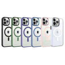 Capa iPhone 14 Pro Max Frame Premium MagSafe Preto