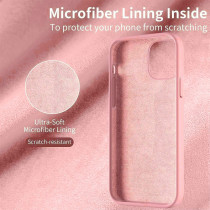 Capa iPhone 12 Soft Silky Rosa