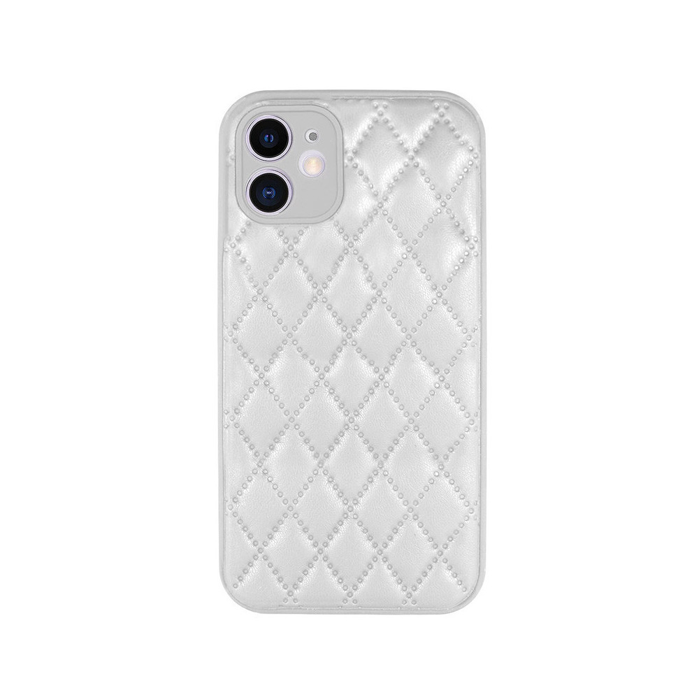 Capa iPhone 12 Fluffy Diamond Branco Capa iPhone 12 Fluffy Diamond Branco