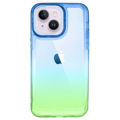 Capa iPhone 12 Space Degradê Azul Verde