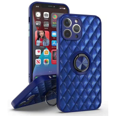 Capa iPhone 12 Pro Fluffy Diamond Anel Azul