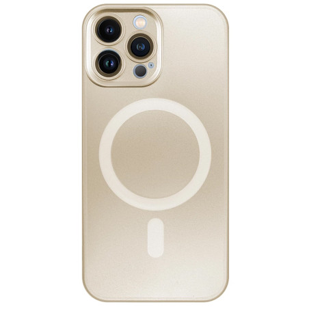 Capa iPhone 12 Pro Max Metalizada MagSafe Dourado