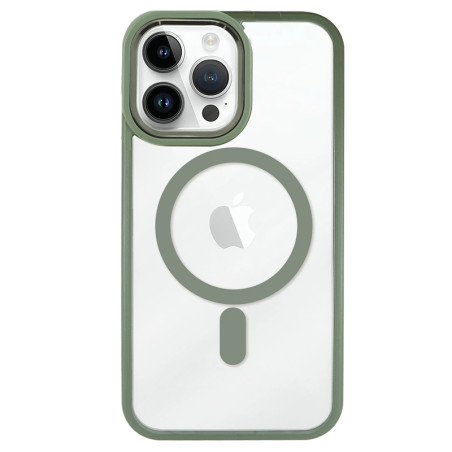 Capa iPhone 12 Pro Max Frame Premium MagSafe Verde