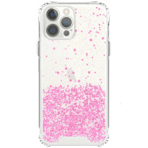 Capa iPhone 12 Anti Choque Brilhantes Rosa