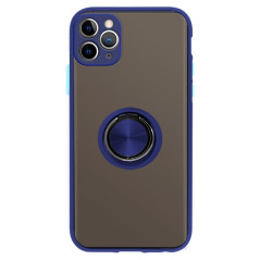 Capa iPhone 11 Pro Max Híbrida Anel Azul