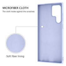 Capa Samsung Galaxy S23 Ultra Soft Silky Anel Lilás
