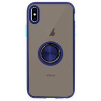 Capa iPhone XS Max Híbrida Anel Azul