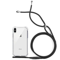 Capa iPhone XS Max Anti Choque Cordão Preto