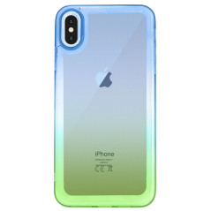 Capa iPhone XS Max Space Degradê Azul Verde
