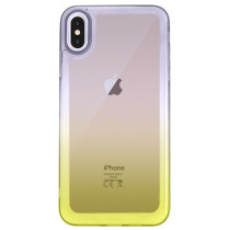 Capa iPhone XS Max Space Degradê Preto Amarelo