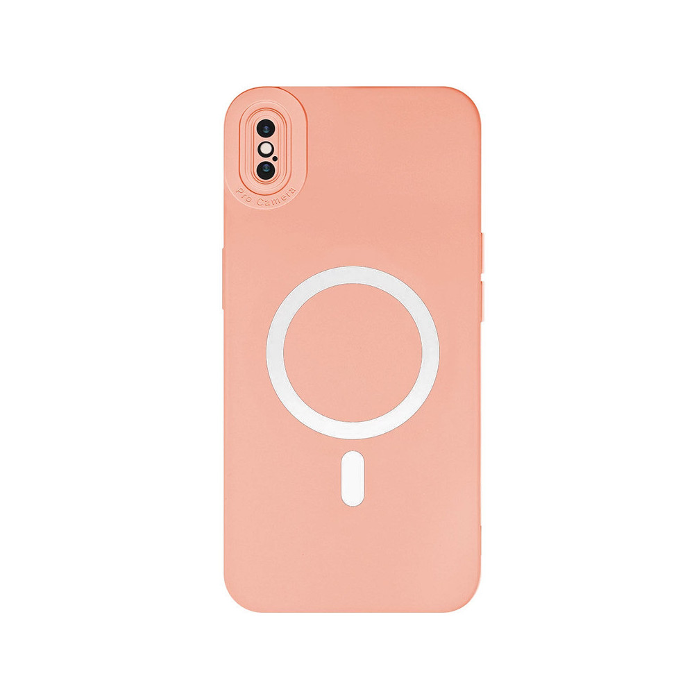 Capa iPhone XS Max Silky MagSafe Rosa