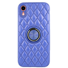 Capa iPhone XR Fluffy Diamond Anel Azul