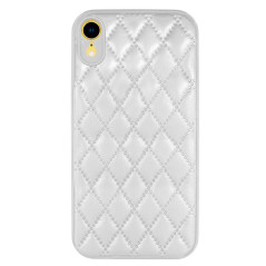 Capa iPhone XR Fluffy Diamond Branco