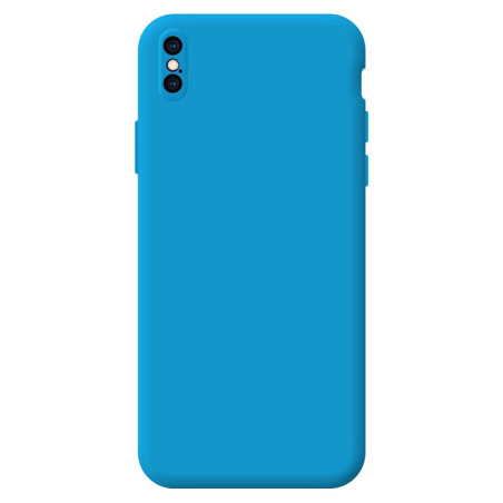 Capa iPhone X / XS Soft Silky Azul