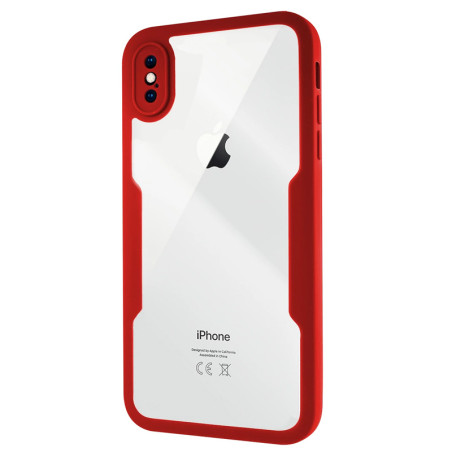 Capa iPhone X / XS 360 Dupla Face Vermelho