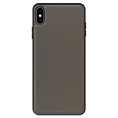 Capa iPhone X / XS Efeito Pele Magnética Cinzento