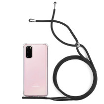 Capa Samsung S20+ Anti Choque Cordão Preto
