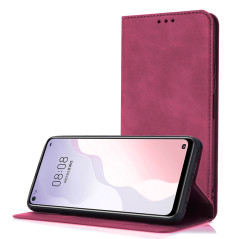 Capa Samsung A34 5G Flip Efeito Pele Rosa