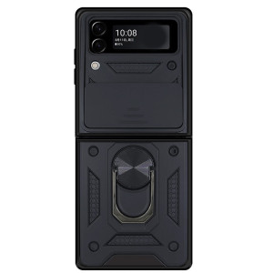 Capa Samsung Z Flip 4 Câmara Armor Anel Preto