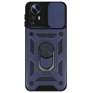 Capa Xiaomi 12X 5G Câmara Armor Anel Azul