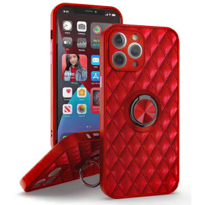 Capa Telemóvel Fluffy Diamond Anel Vermelho