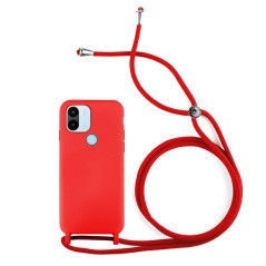 Capa Xiaomi Redmi A1+ Silky Cordão Vermelho