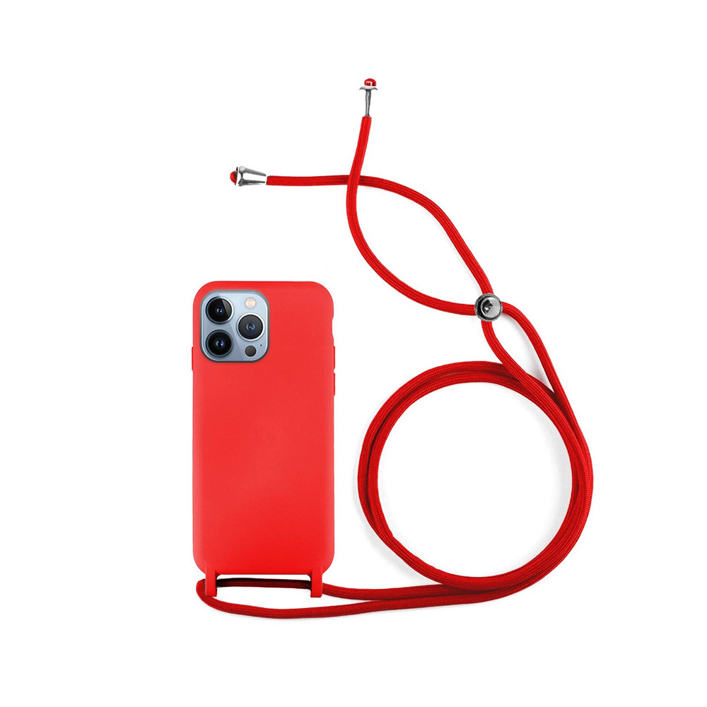 Capa Xiaomi Poco F3 Silky Cordão Vermelho