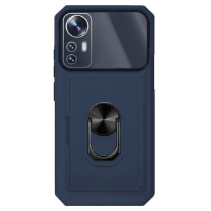 Capa Xiaomi Redmi Note 11 Pro Armor Cartões Anel Azul