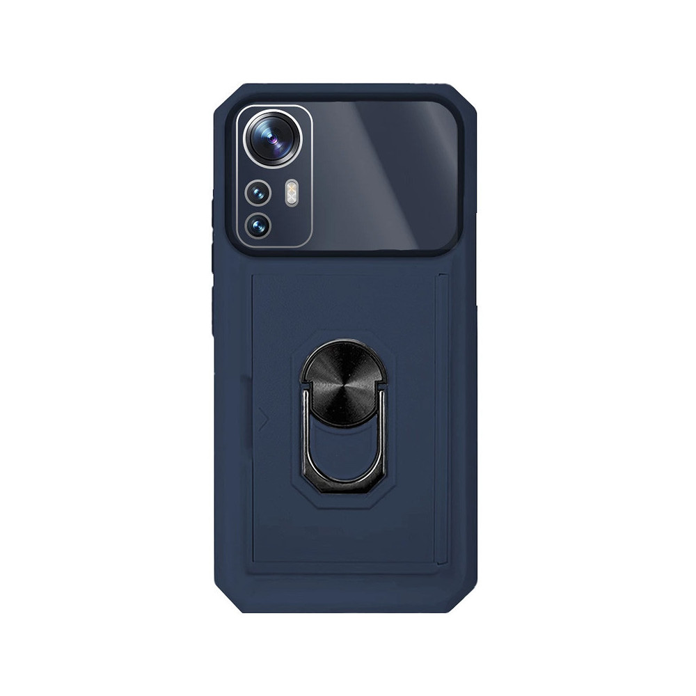 Capa Xiaomi Redmi Note 11 Pro Armor Cartões Anel Azul