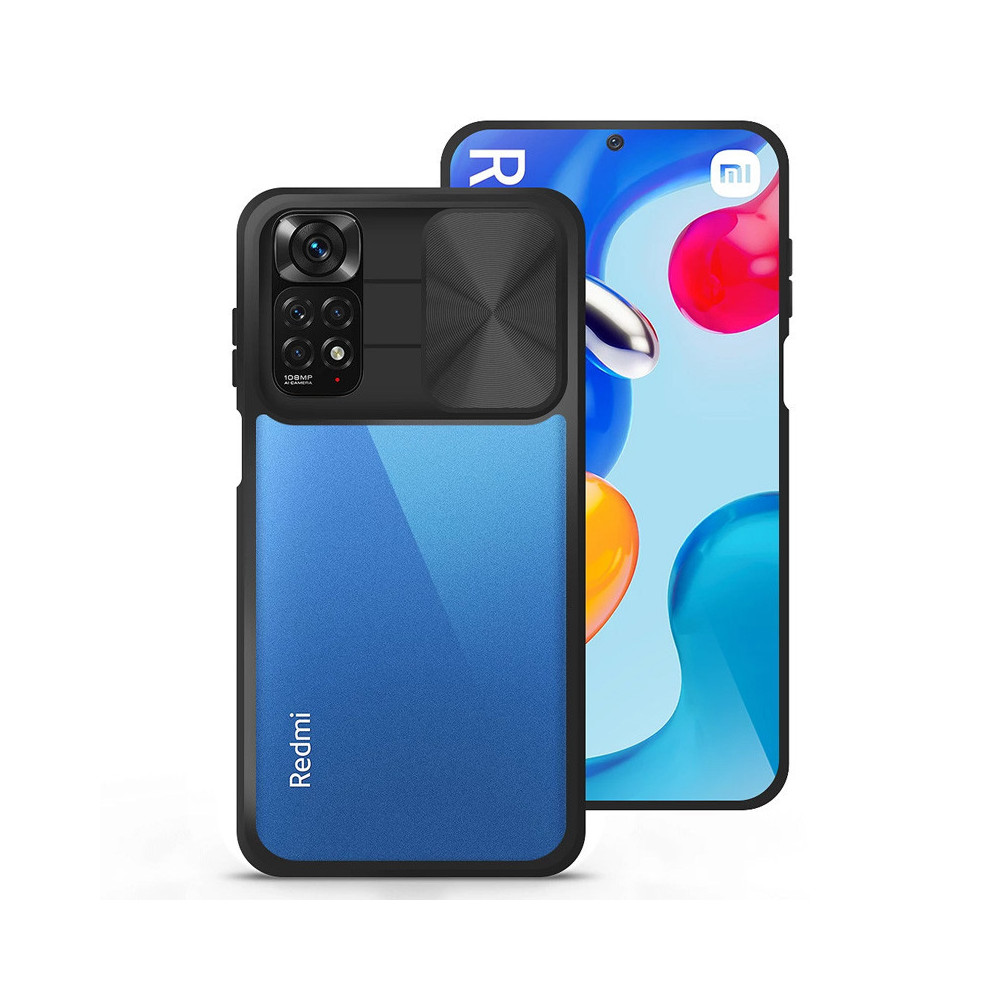 Capa Xiaomi Redmi Note 11 Pro Proteção Câmara Frame Preto