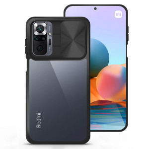 Capa Xiaomi Redmi Note 10 Pro Câmara Slide Preto