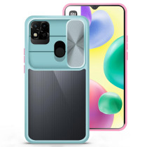 Capa Xiaomi Redmi 10A Câmara Slide Verde Água