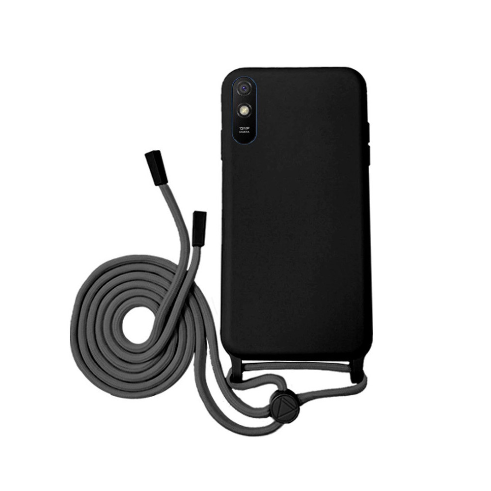 Capa Xiaomi Redmi 9A Silky Cordão Preto