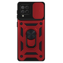 Capa Samsung A22 4G Câmara Armor Anel Vermelho