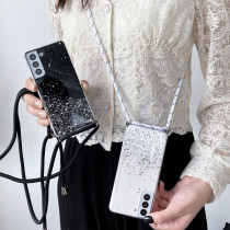 Capa Telemóvel Brilhantes Cordão