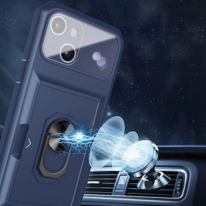 Capa Telemóvel Armor Cartões Anel