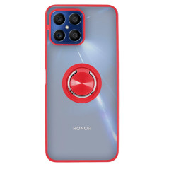Capa Huawei Honor X8a Híbrida Anel Vermelho