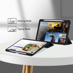 Capa iPad Pro 12.9 (2021 / 2022) Flip Fold Preto