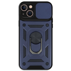 Capa iPhone 15 Plus Câmara Armor Anel Azul