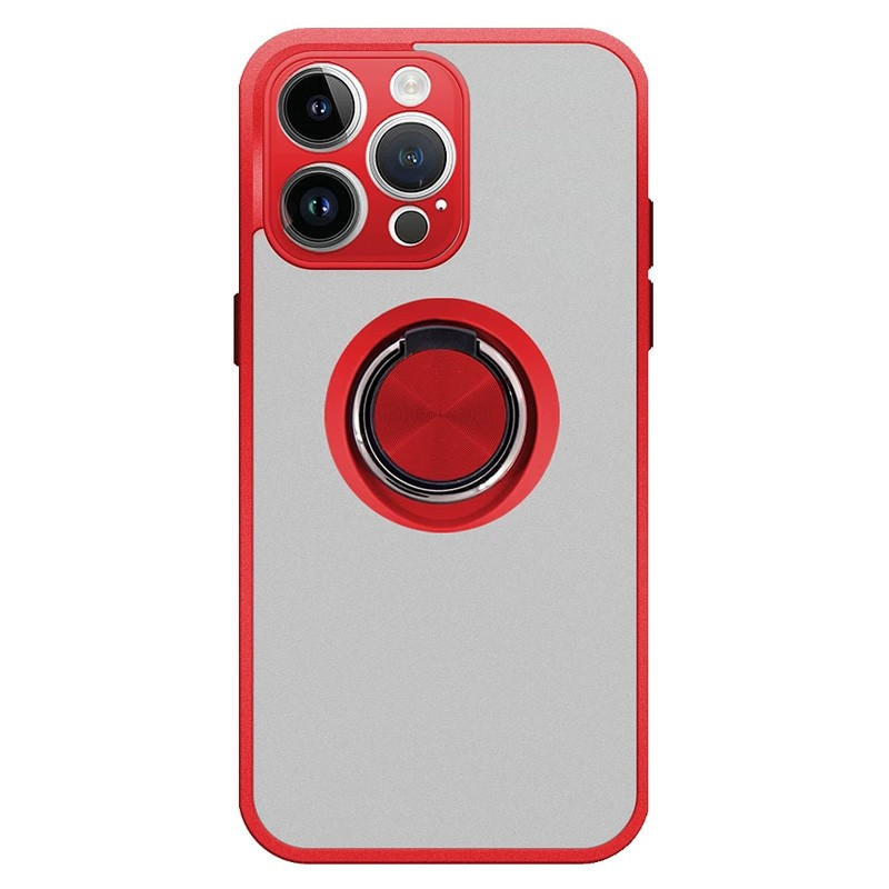 Capa iPhone 15 Pro Híbrida Anel Vermelho
