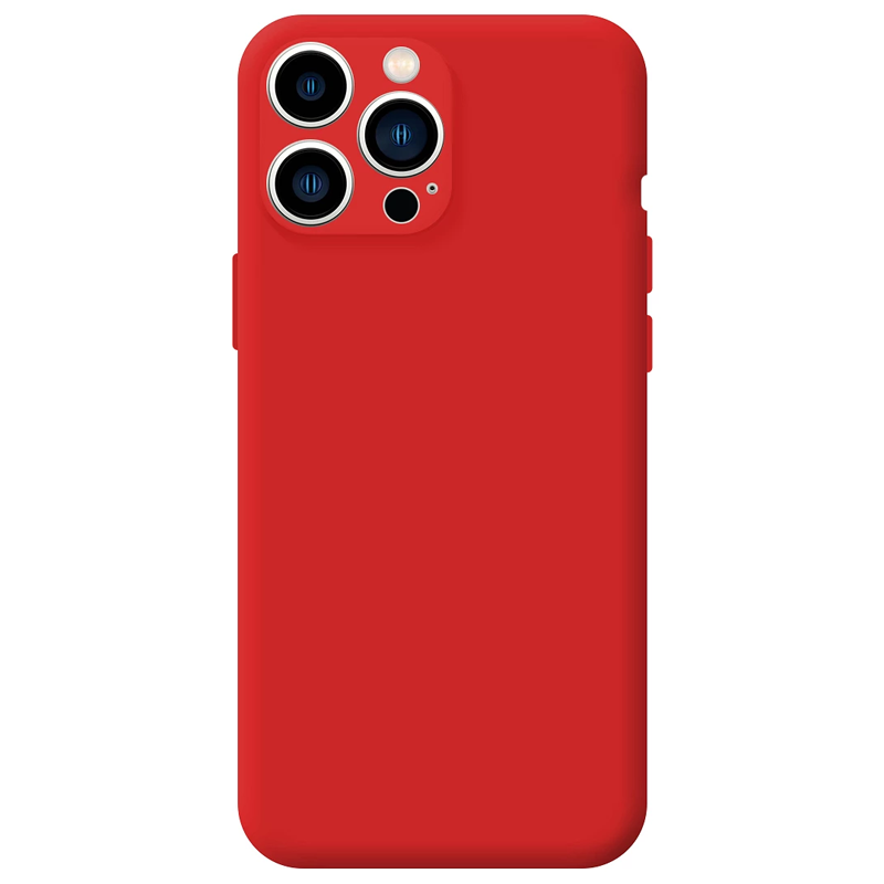 Capa iPhone 15 Pro Soft Silky Vermelho