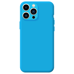 Capa iPhone 15 Pro Soft Silky Azul
