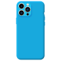 Capa iPhone 15 Pro Soft Silky Azul