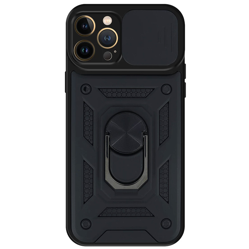 Capa iPhone 15 Pro Max Câmara Armor Anel Preto
