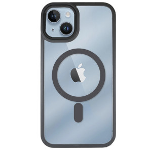 Capa iPhone 15 Plus MagSafe Frame Preto