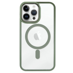 Capa iPhone 15 Pro MagSafe Frame Verde