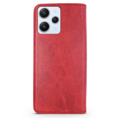 Capa Xiaomi Redmi 12 Flip Efeito Pele Vermelho